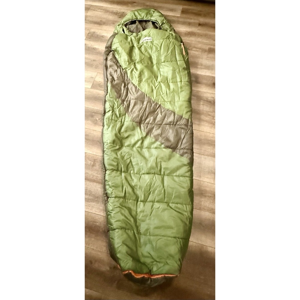 Vintage Kelty Ridgeway Dark Green Mummy Sleeping Bag 89"X32"